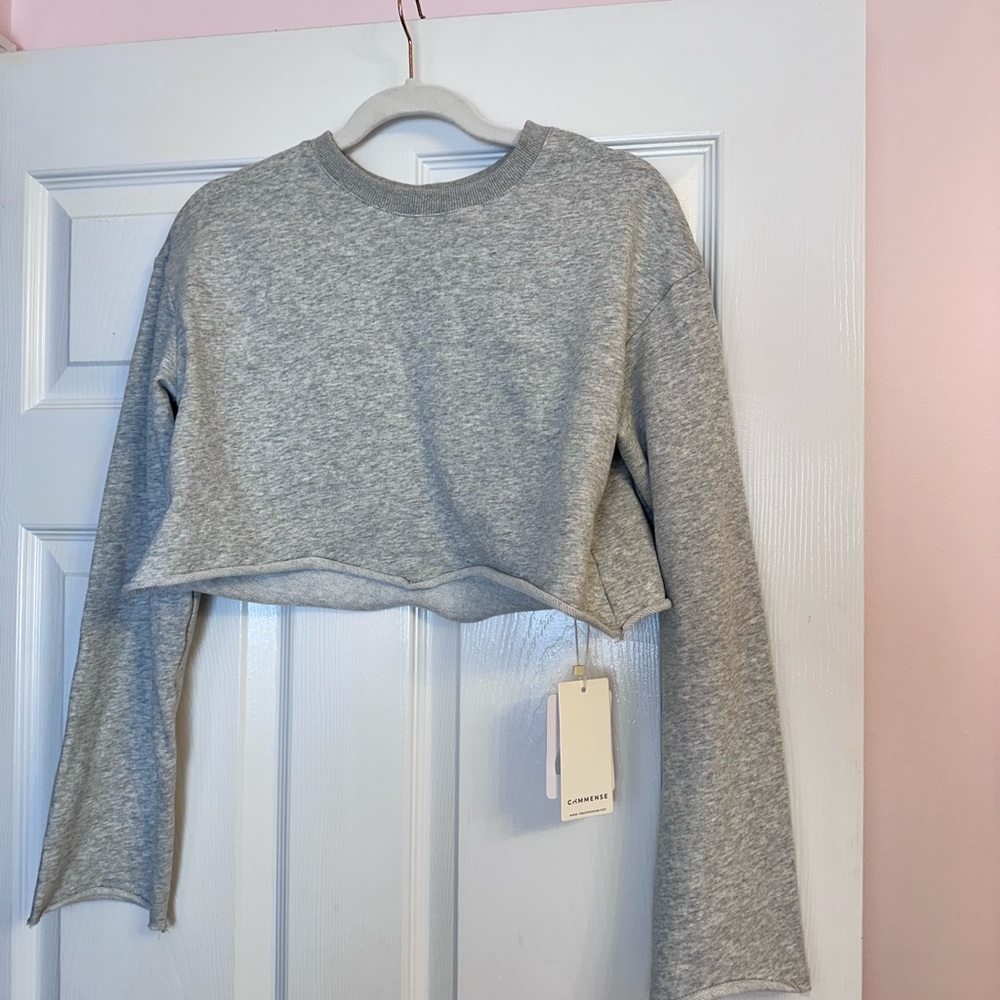 NWT COMMENCE SET shorts & top sweat set SMALL